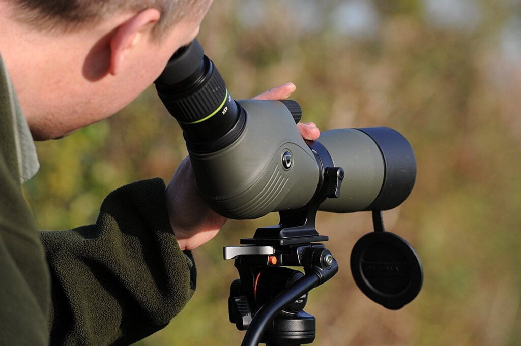 numbers mean on a spotting scope