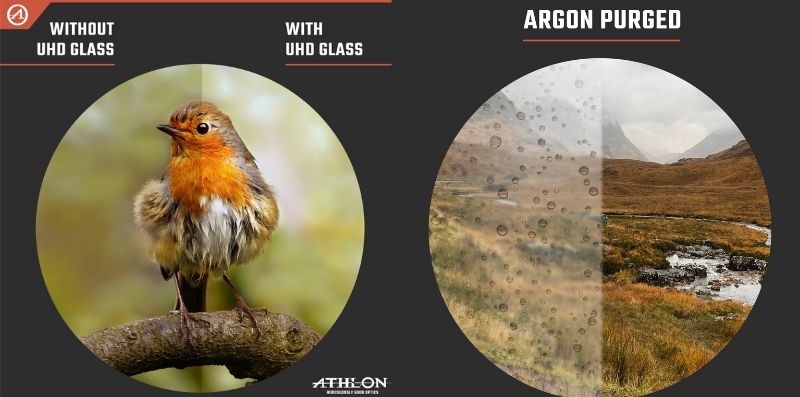 2 Athlon Optics 8x42 Midas G2 UHD Black