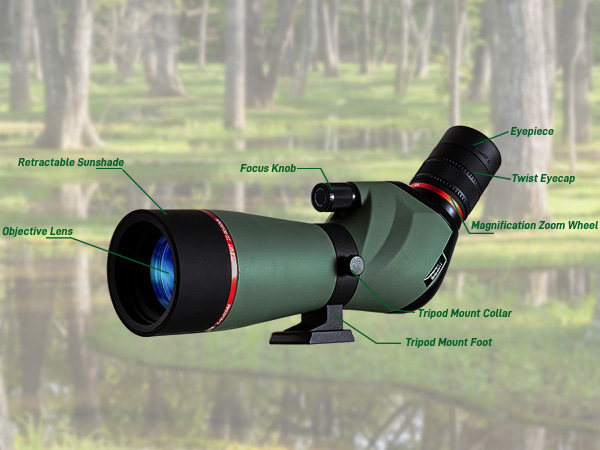 Gosky New 20-60x60 Spotting Scopes