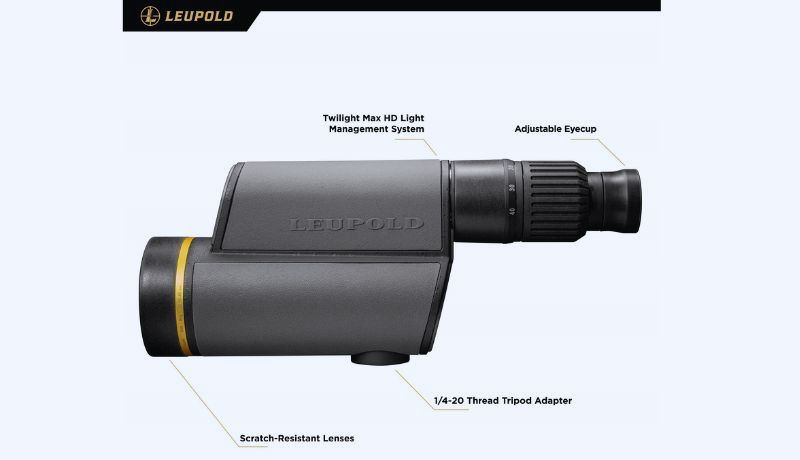  Leupold GR 12-40x60mm HD Gold Ring Spotting Scope (#120372)