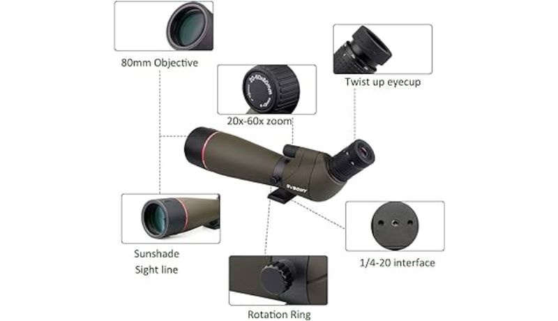 SVBONY SV13 20-60x80 Spotting Scopes
