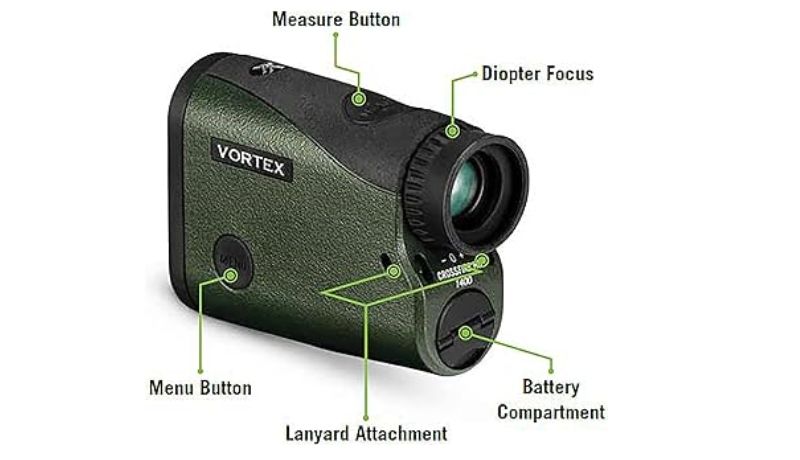 Vortex Optics Crossfire HD 1400 Laser Rangefinder.