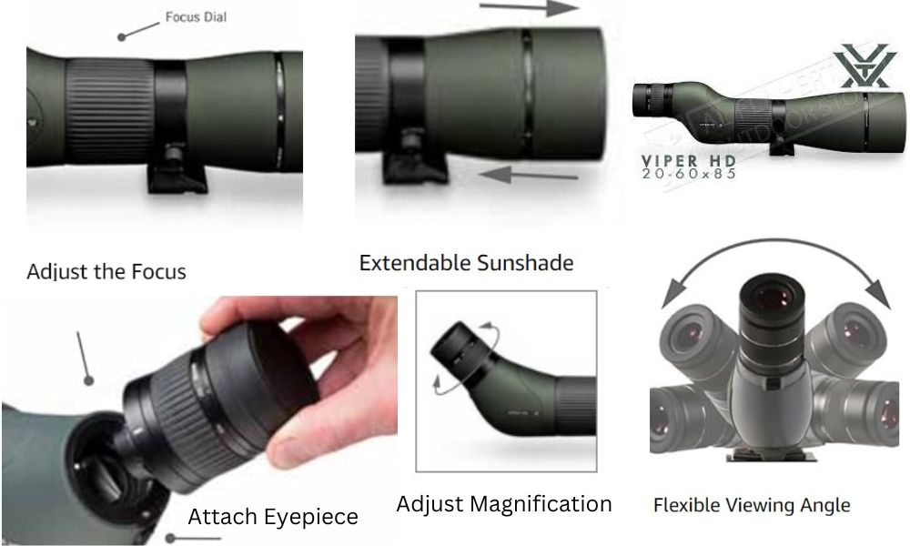 vortex viper spotting scope features